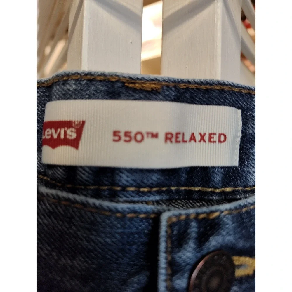 Men's Levi's 550 Relaxed Fit Jeans 16 Reg 28x28 Blue Good High Rise Tapered‎